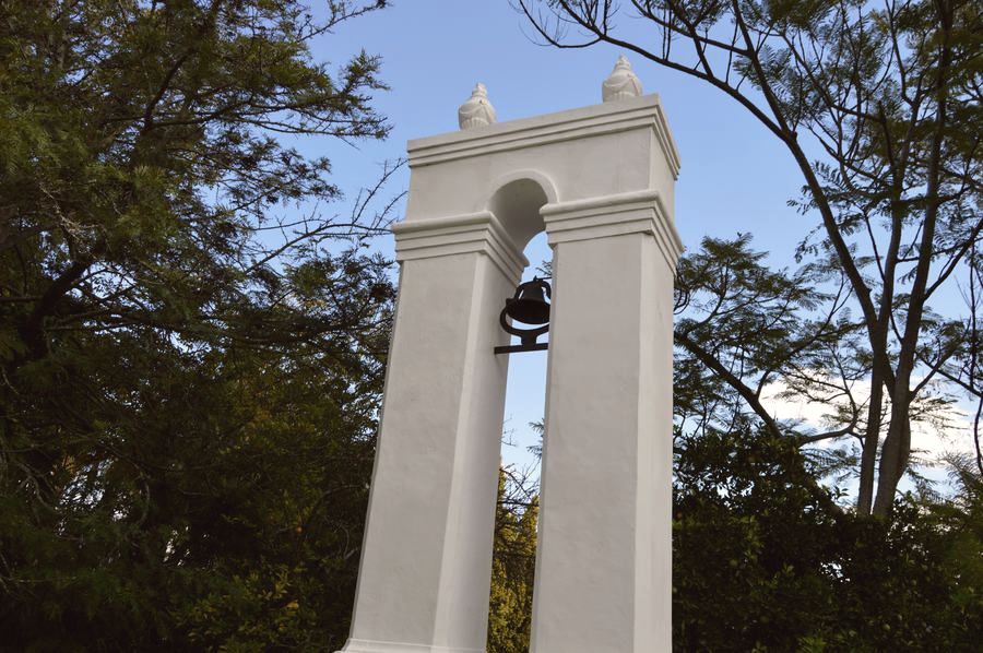 Heritage bell tower at Klein Parys Vineyards, historic wine estate in Paarl